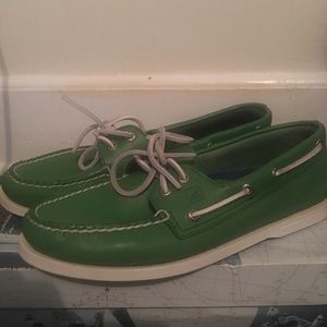 Green Sperry Top -slider for men